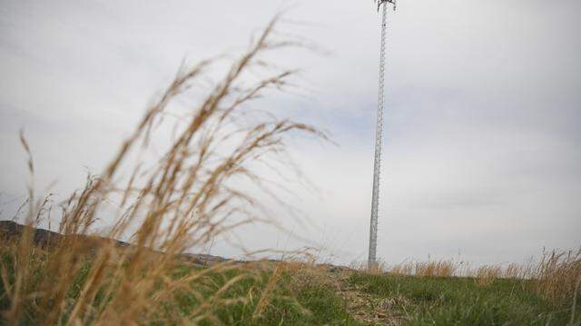 Cell tower in rural Pennsylvania.